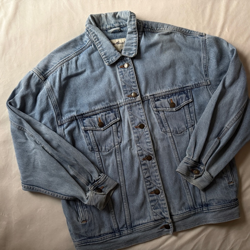 vintage eddie bauer denim jacket